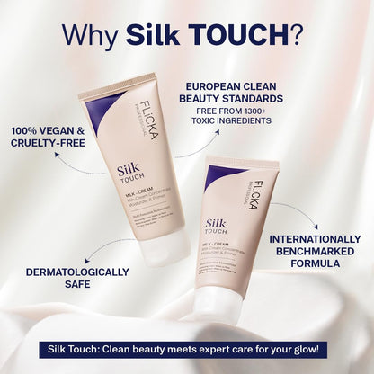 FLiCKA Silk Touch 3-in-1 Hydrating Moisturizer & Primer | All Skin Types