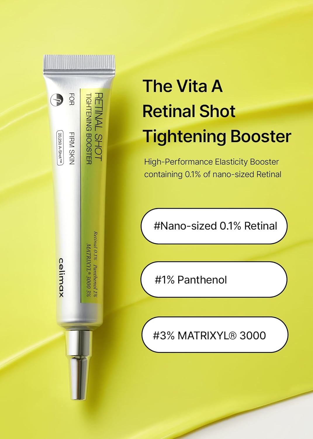 Celimax Vita A Retinal Shot Tightening Booster for Anti-Aging, Pore Minimizer, Wrinkles & Fine Lines | Imported from USA 🇺🇸