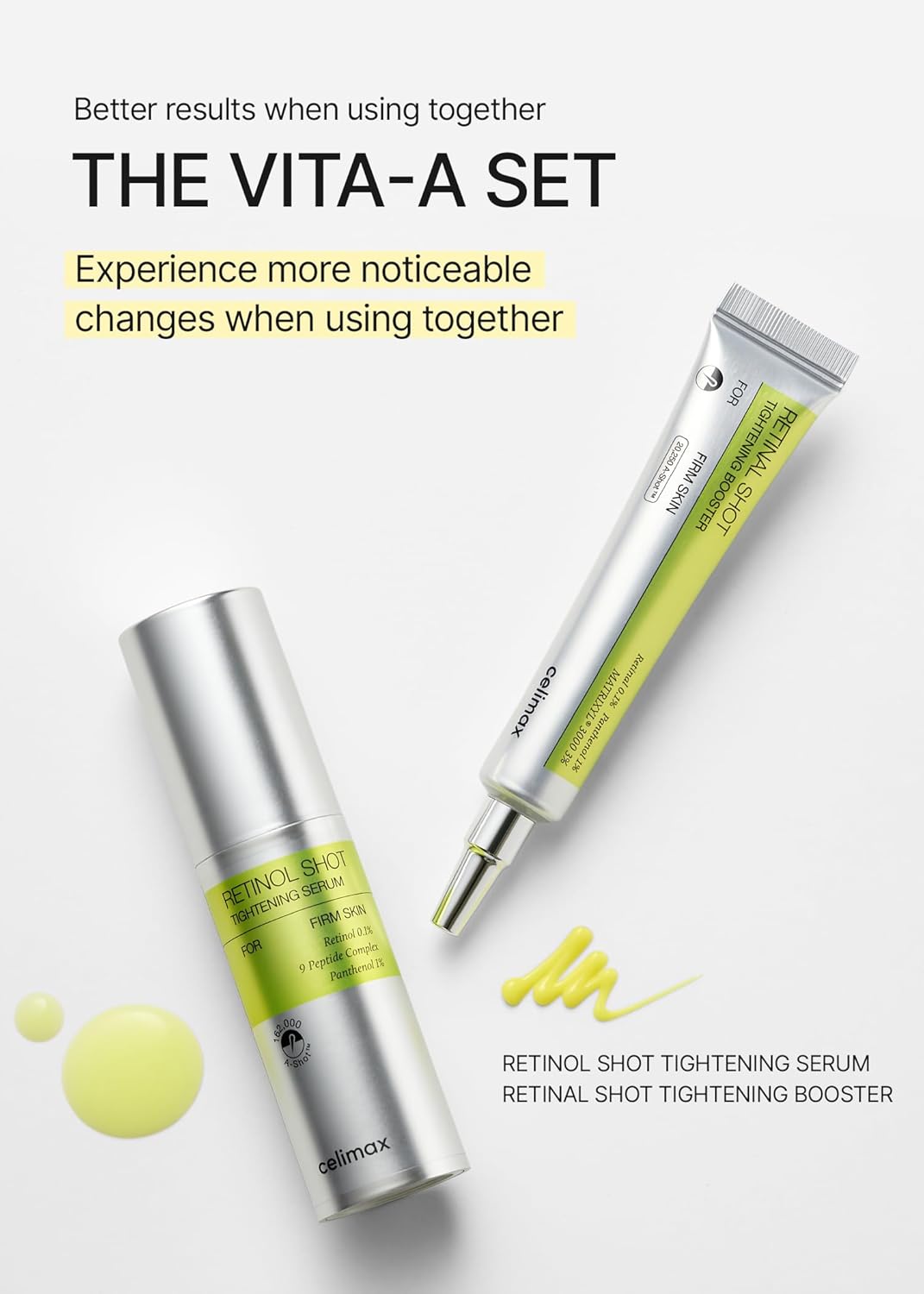 Celimax Vita A Retinal Shot Tightening Booster for Anti-Aging, Pore Minimizer, Wrinkles & Fine Lines | Imported from USA 🇺🇸