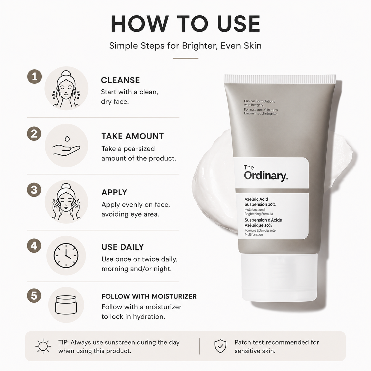 The Ordinary Azelaic Acid 10% Cream for Clear Skin