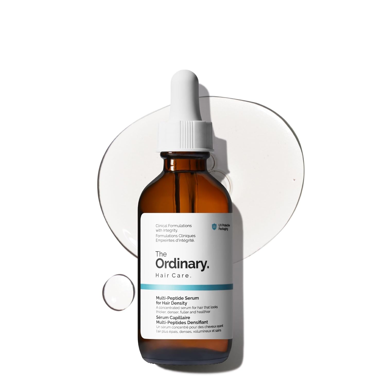 The Ordinary Multi-Peptide Serum for Hair Density with peptide-powered formula to promote thicker, fuller, healthier-looking hair and improve visible hair density.
